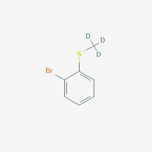 Chemical structure of 2-(Methylthiol-d3)-bromobenzene