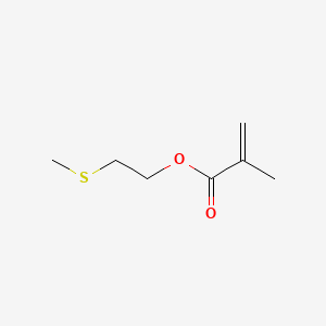 Chemical structure of 2-(Methylthio)ethyl methacrylate