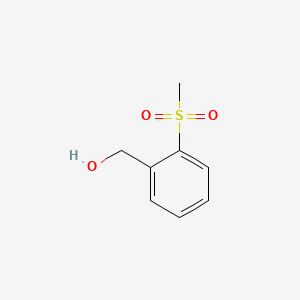 Chemical structure of 2-(Methylsulfonyl)benzyl Alcohol