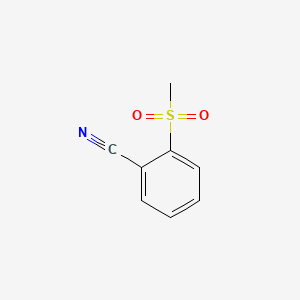 Chemical structure of 2-(Methylsulfonyl)benzonitrile