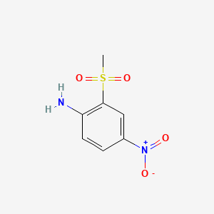 Chemical structure of 2-Mesyl-4-nitroaniline