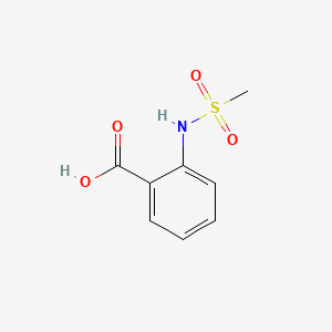 Chemical structure of 2-Methanesulfonamidobenzoic acid