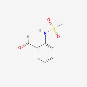 Chemical structure of 2-(Methylsulfonamido)benzaldehyde