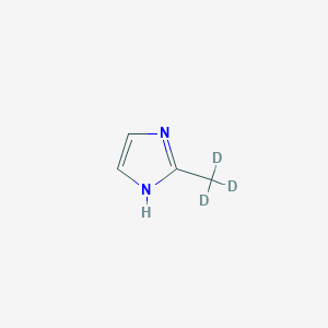 Chemical structure of 2-(methyl-d3)-1H-imidazole