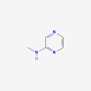 Chemical structure of 2-(Methylamino)pyrazine
