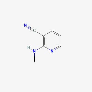 Chemical structure of 2-(Methylamino)nicotinonitrile