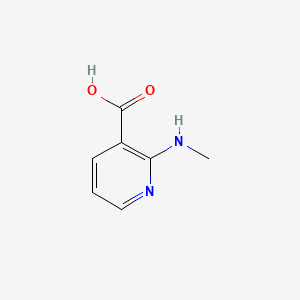Chemical structure of 2-(Methylamino)nicotinic acid