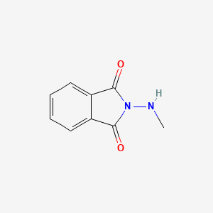 Chemical structure of 2-(Methylamino)isoindoline-1,3-dione