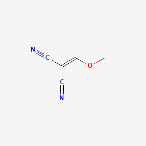 Chemical structure of (Methoxymethylene)malononitrile