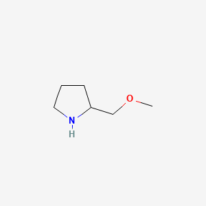 Chemical structure of 2-(Methoxymethyl)pyrrolidine
