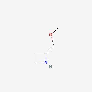 Chemical structure of 2-(Methoxymethyl)azetidine