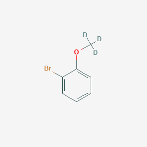 Chemical structure of 2-(Methoxy-d3)-bromobenzene
