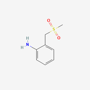 Chemical structure of 2-(Methanesulfonylmethyl)aniline