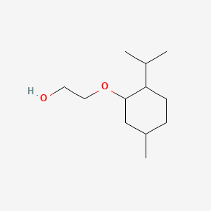 Chemical structure of 2-(L-MENTHOXY)ETHANOL