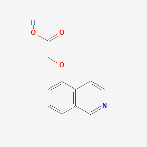 Chemical structure of (Isoquinolin-5-yloxy)acetic acid