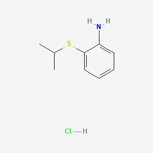 Chemical structure of 2-(Isopropylthio)aniline hydrochloride