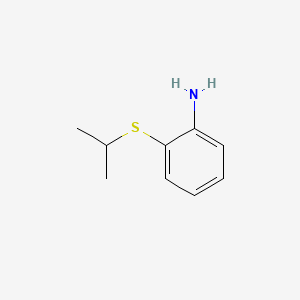 Chemical structure of 2-(Isopropylthio)Aniline