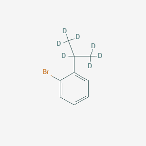 Chemical structure of 2-(iso-Propyl-d7)bromobenzene