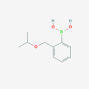 Chemical structure of 2-(Isopropoxymethyl)phenylboronic acid