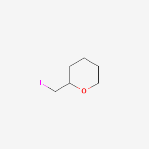 Chemical structure of 2-(Iodomethyl)oxane