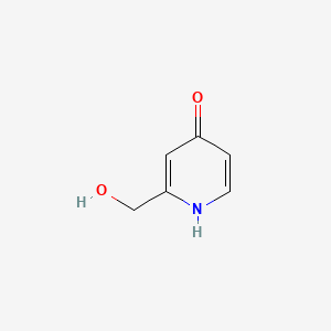 Chemical structure of 2-(Hydroxymethyl)pyridin-4-ol