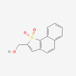 Chemical structure of 2-(Hydroxymethyl)naphtho[1,2-b]thiophene 1,1-dioxide