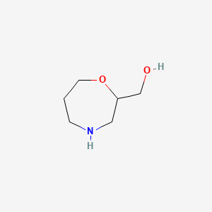 Chemical structure of (1,4-Oxazepan-2-yl)methanol