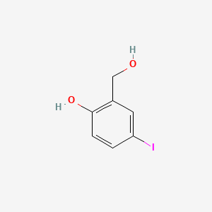 Chemical structure of 2-(Hydroxymethyl)-4-iodophenol