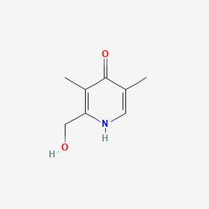 Chemical structure of 2-(Hydroxymethyl)-3,5-dimethylpyridin-4-ol