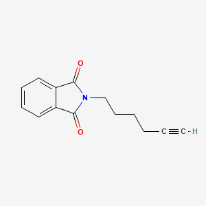 Chemical structure of N-(5-Hexynyl)phthalimide