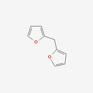 Chemical structure of 2-(2-Furfuryl)furan