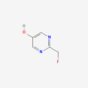 Chemical structure of 2-(Fluoromethyl)pyrimidin-5-ol