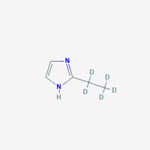 Chemical structure of 2-(Ethyl-d5)-imidazole