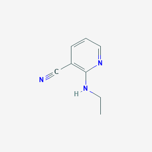 Chemical structure of 2-(Ethylamino)nicotinonitrile