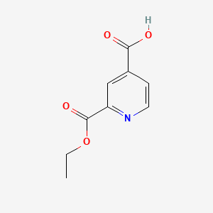Chemical structure of 2-(Ethoxycarbonyl)isonicotinic acid