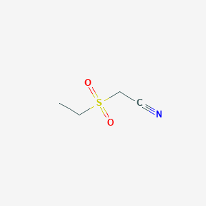 Chemical structure of 2-(Ethanesulfonyl)acetonitrile
