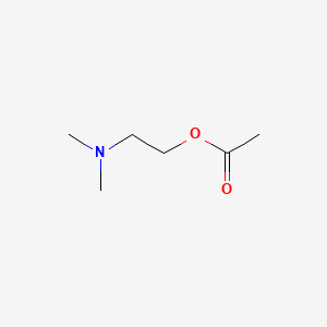Chemical structure of Dimethylaminoethyl acetate