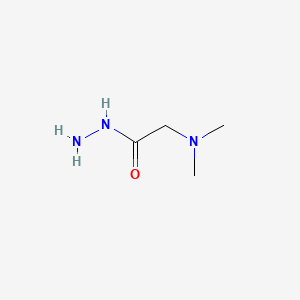 Chemical structure of 2-(Dimethylamino)acetohydrazide