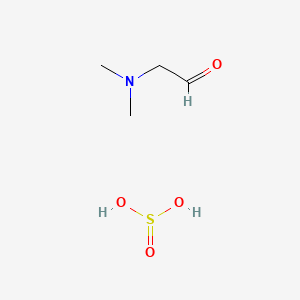 Chemical structure of 2-(Dimethylamino)acetaldehyde sulfite