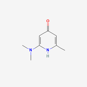 Chemical structure of 2-(Dimethylamino)-6-methyl-4-pyridinol