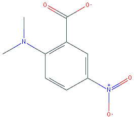 Chemical structure of 2-(Dimethylamino)-5-nitrobenzoic acid