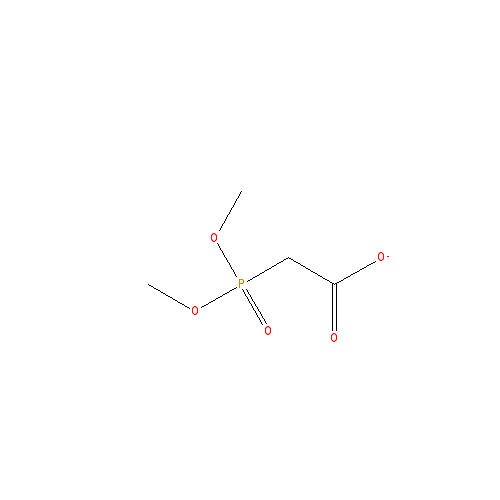Chemical structure of 2-(Dimethoxyphosphoryl)acetic acid