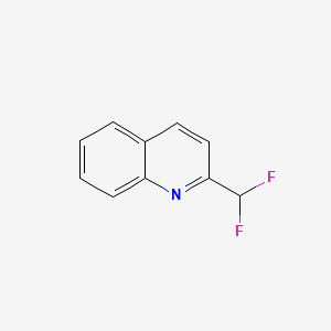 Chemical structure of 2-(Difluoromethyl)quinoline