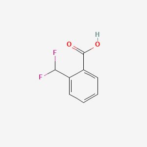 Chemical structure of 2-(Difluoromethyl)benzoic acid