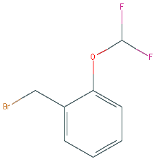 Chemical structure of 2-(Difluoromethoxy)Benzyl Bromide