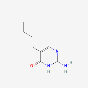 Chemical structure of 2-(Diethylamino)-6-methylpyrimidin-4-ol
