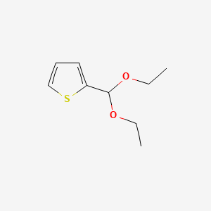 Chemical structure of 2-(Diethoxymethyl)thiophene