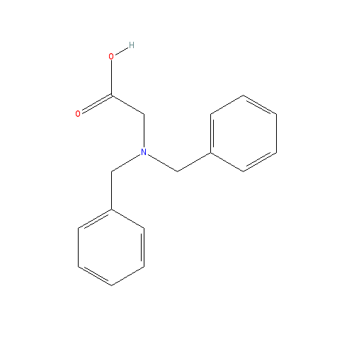 Chemical structure of 2-(Dibenzylamino)acetic acid