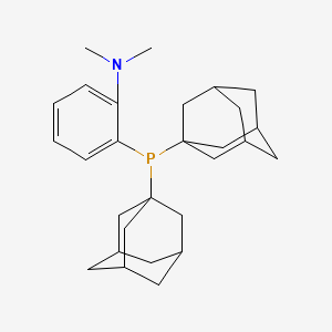 Chemical structure of 2-(Di(adamantan-1-yl)phosphino)-N,N-dimethylaniline