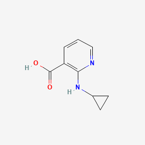 Chemical structure of 2-(Cyclopropylamino)nicotinic acid